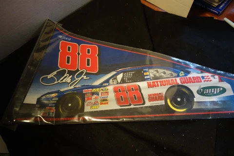 NASCAR Dale Earnhardt Junior 30 x 12 Felt Pennant, blue pennant, car number 88 Cover