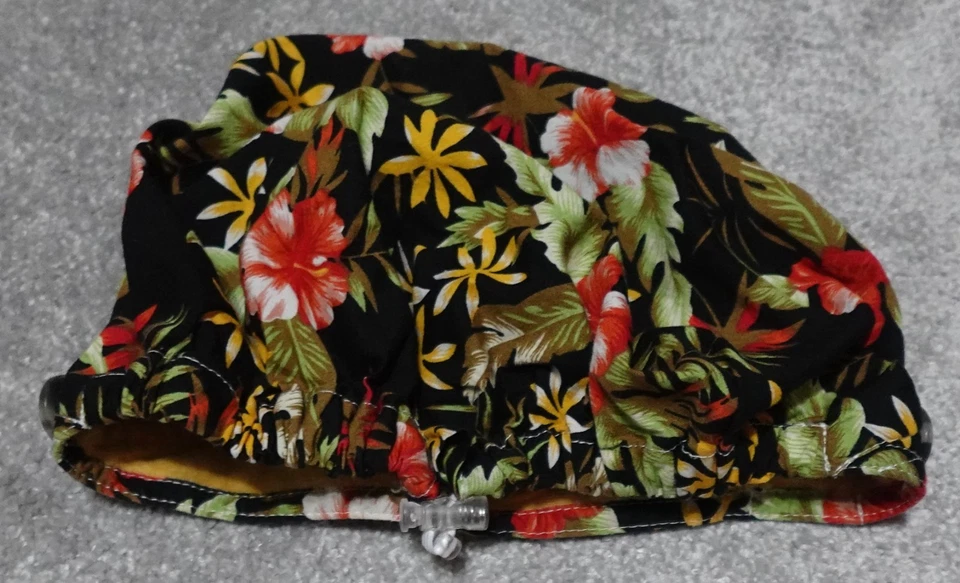 GUOER Tomm Hanes Women's & Men's Scrub Cap Scrub Hat One Size Floral Print - Image 1 of 4
