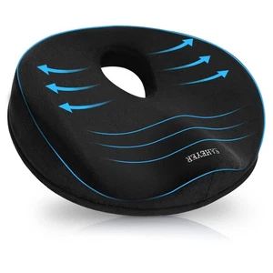 Donut Pillow for Tailbone Pain Relief and Hemorrhoids, Memory Foam Donut Cush... - Picture 1 of 9