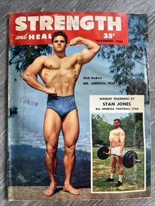 STRENGTH & HEALTH Magazine DICK DUBOIS MR AMERICA & STAN JONES NOV 1954 V 22  11 - Picture 1 of 24