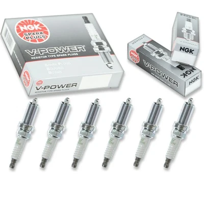 6 件 NGK V 电源火花塞适用于 2006 宝马 330i 3.0L L6 - 发动机套件套装 ut — 第 1/4 张图片