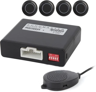 ECHOMASTER PS-RBP-M PARKALERT (REAR) CAR PARKING SENSORS w/ BUZZER (MATTE BLACK) - Image 1 of 4
