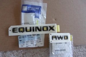 2019 2021 2023 CHEVY EQUINOX AWD TAILGATE EMBLEMS OEM NEW BLACK - Bild 1 von 2