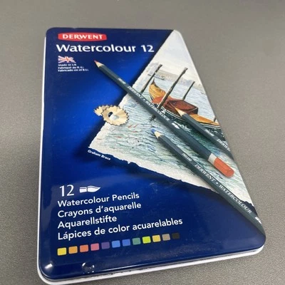 Derwent Watercolour 12 - Watercolor Pencils Set of 12 Brand new! - Image 1 of 4