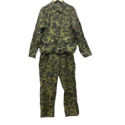 Vintage RedHead Duck Frog Camo Jacket Shirt Pant Set Camo Medium-large Hunting - Image 1 of 4