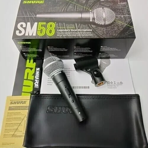 New For Shure SM58S Dynamic Vocal Microphone with On/Off Switch UK SELLER