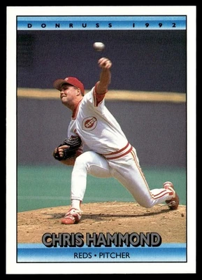 1992 Donruss Chris Hammond Cincinnati Reds #172 - Image 1 of 2