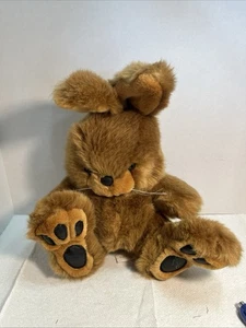 Chosun Bunny Rabbit Plush Stuffed Animal Brown Easter 12” Big Feet D48 - Picture 1 of 6