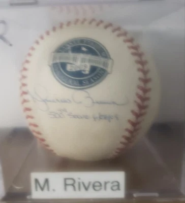 Mariano Rivera Autographed signed Baseball Yankees Inaugeral Inscribed - JSA - Image 1 of 4