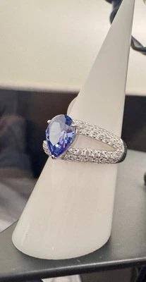 Bomb Party Diciembre 2024 Cumpleaños Colección Tanzanita Anillo Talla 7 Foto 1 de 4