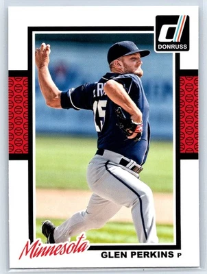 2014 Donruss Glen Perkins Minnesota Twins #167 - Image 1 of 2