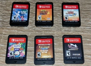 6 Game Switch Lot Ace Attorney Rayman Legends Rugrats Pokemon Dragon Ball - Picture 1 of 7