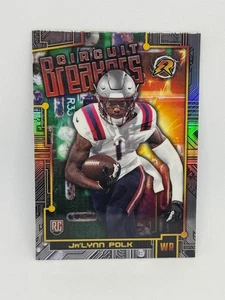 2024 Topps Resurgence Ja'Lynn Polk CB-8 Circuit Breakers Rookie Insert REFRACTOR - Bild 1 von 2