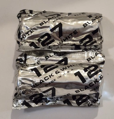 (2) Película pancromática vintage 127 blanco y negro sin abrir sin marca sin caja Foto 1 de 4