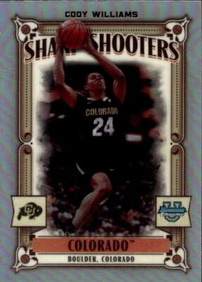 2023-24 Bowman University Chrome Cody Williams #SS-10 Sharp Shooters Colorado 7I - Image 1 of 2