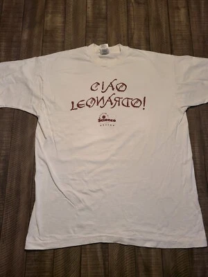 Vintage Y2k Leonardo Davinci Art T Shirt Mens Xl - Image 1 of 4