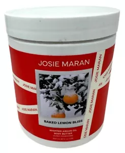 Josie Maran Baked Lemon Bliss Whipped Argan Oil Body Butter 600 ml 20 Oz Jumbo - Bild 1 von 5