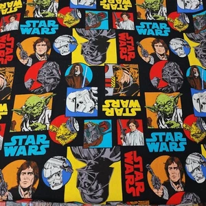 Camelot Fabrics Star Wars Fabric Cotton 1.8 yd Leia Yoda Lucas Films Darth Vader - Picture 1 of 8