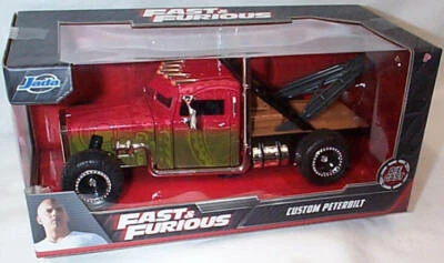 Jada Fast & Furious Hobbs & Shaw: Custom Peterbilt Tow Truck 1/24 Scale 32089 RB - Image 1 of 2