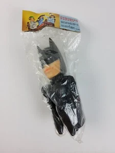 Vintage 1980s Batman Punching Puppet Figure Rojus Toy DC Comics SEALED NEW RARE - Picture 1 of 16