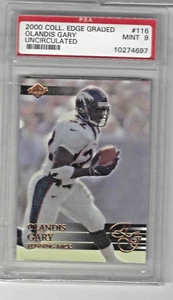 2000 Collector's Edge Graded Uncirculated #1/5000 #116 Olandis Gary PSA 9 MINT - Picture 1 of 2