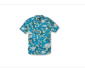 Volcom Men's Tropical Hideout Short Sleeve Button Down Shirt Size Small - Picture 1 of 4