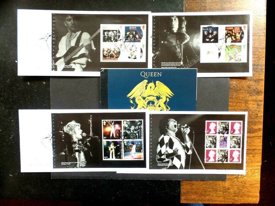 G.B. Queen Prestige Bkt Panes FDC con Wembley ilustrado h/s Foto 1 de 1