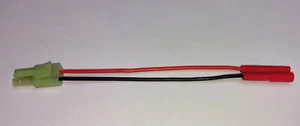 HXT2mm auf Mini-Tamiya-Stecker Adapterkabel Adapterstecker Ladekabel 100mm lang - Picture 1 of 3