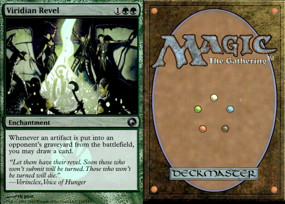 Magic the Gathering -MTG- Foil Viridian Revel LP - Image 1 of 1