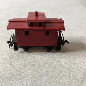 Fleischmann HO Red Bobber Caboose Model Railroad Freight Train Car - Picture 1 of 6