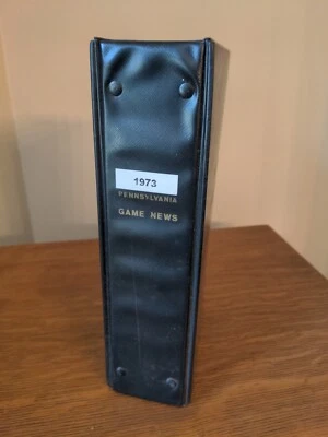 1973 Pennsylvania GAME NEWS COMPLETE W / Original BINDER - Image 1 of 4