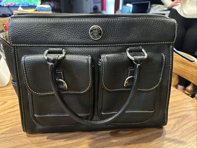 Bolso de Mano/Maletín Dooney & Bourke Cuero Guijarro Negro Foto 1 de 4