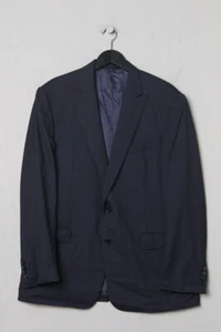 RALPH LAUREN blazer Wool Stripes 44 navy blue light grey - Imagen 1 de 4