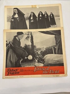 1963 LILIES OF THE FIELD 14x11" Lobby Cards Sidney Poitier- Set Of Two - Picture 1 of 16