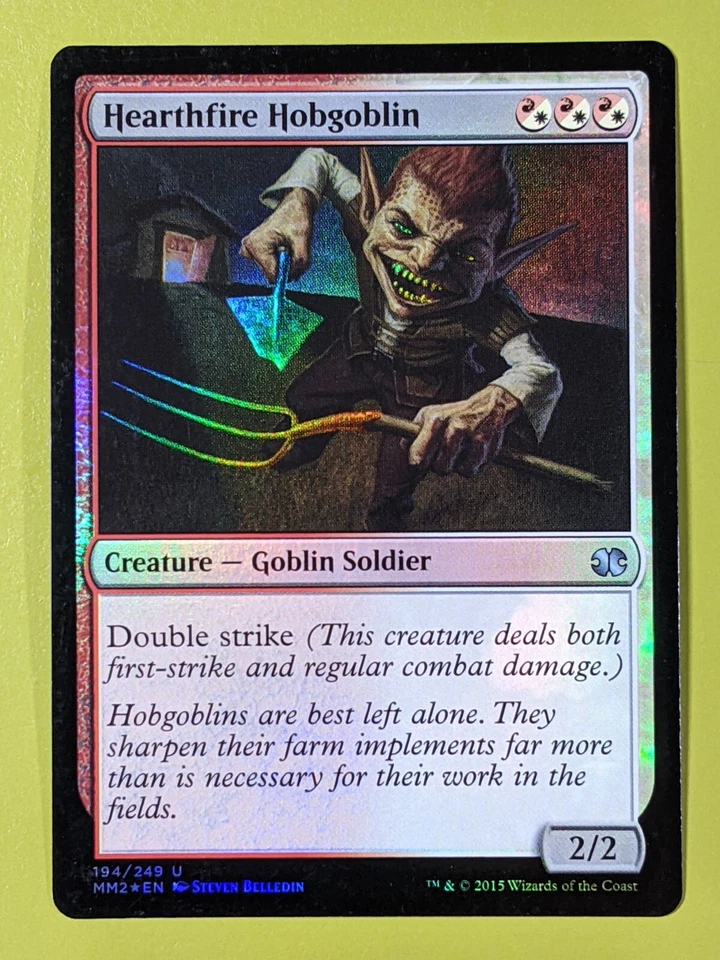 FOIL Hearthfire Hobgoblin x1 Modern Masters 2015 1x Magic the Gathering MTG - Image 1 of 1