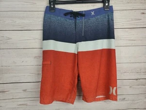 Hurley Phantom unlined board shorts excellent condition size 26 Red White Blue - Picture 1 of 7