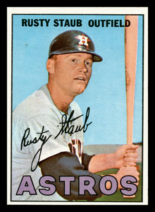 1967 Topps Rusty Staub  #73 Houston Astros Near Mint NM