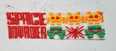 Rare Vintage Space Invaders Patch. Arcade Videogame Atari Retro Embroidered - Image 1 of 4