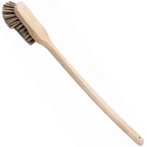 Sorex Stielbürste 60cm mit geschweiftem Stiel Doppelbart Natur Union - Bild 1 von 1