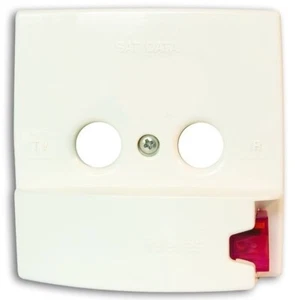 Garniture de Couleur Blanc pour Prises De TV / R-Sat et Données - Bild 1 von 1