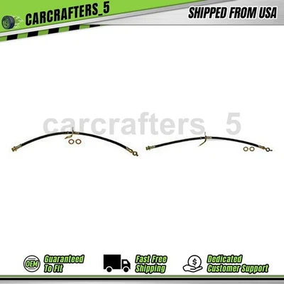 2 mangueras hidráulicas de freno delantero para Hyundai Elantra 2009 2010 2011 2012 2,0 L Foto 1 de 4