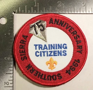 Vtg Old Boy Scouts BSA Patch 1994 Training Citizens Anniversary Southern Sierra - Picture 1 of 3