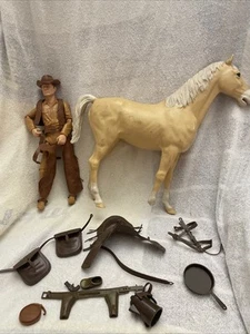 Caballo de colección Marx Johnny West & Palomino Thunderbolt *Ver descripción - Imagen 1 de 9