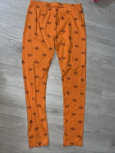 Cat And Jack Orange Halloween Cat With Witch Hat Leggings - Picture 1 of 5
