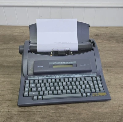 Olivetti Dora 204 SP Electronic Typewriter Fully Working - Image 1 of 4