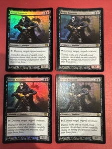 Royal Assassin X4 FOIL Mtg 8th Edition Core Played - Picture 1 of 2