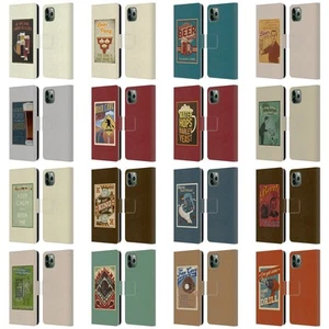 OFFICIAL LANTERN PRESS MAN CAVE LEATHER BOOK WALLET CASE FOR APPLE iPHONE PHONES - Picture 1 of 16