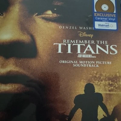DISNEY REMEMBER THE TITANS Soundtrackcaramel vinyl record Walmart Exclusive  new - Image 1 of 2