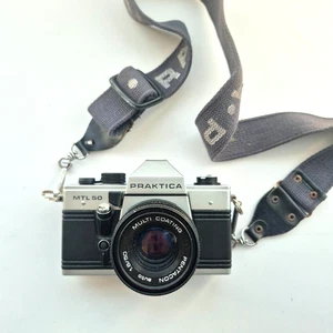Película cámara Praxis MTL 50 SLR vintage repuestos reparaciones - Imagen 1 de 7