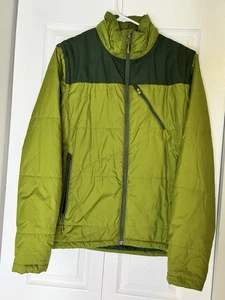 REI Co-op Puffer Jacket Men’s Large Green Full Zip Primaloft Packable Hiking - Picture 1 of 21
